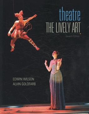 Cover image of text book, Theatre: The Lively Art