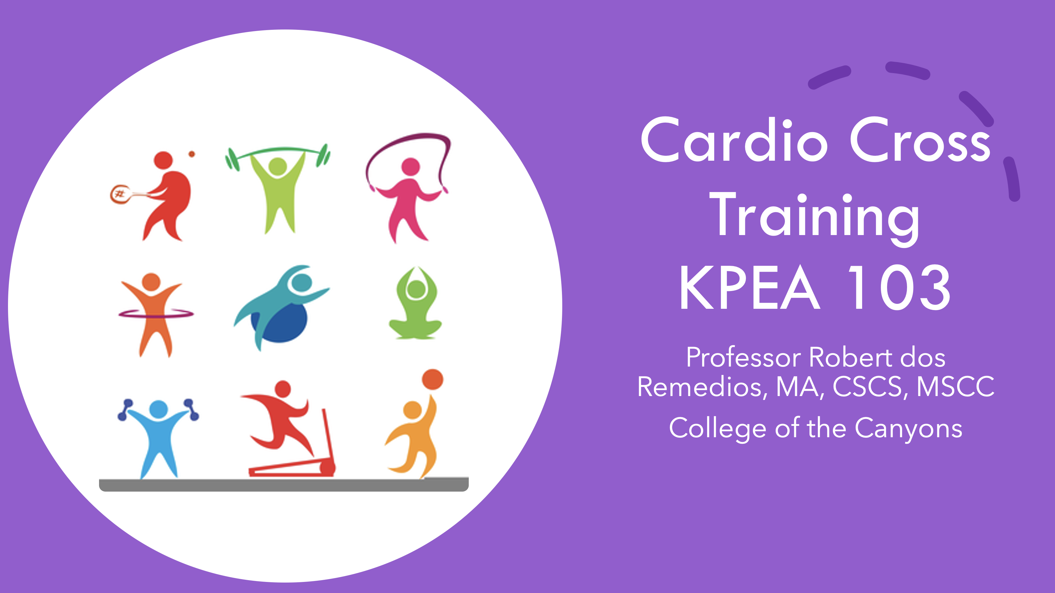 cardio cross training KPEA103 graphic