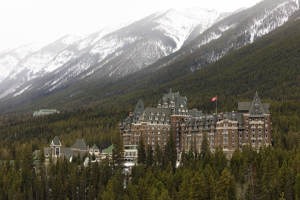 Fairmont Hotel in Banff, Calgary, Canada