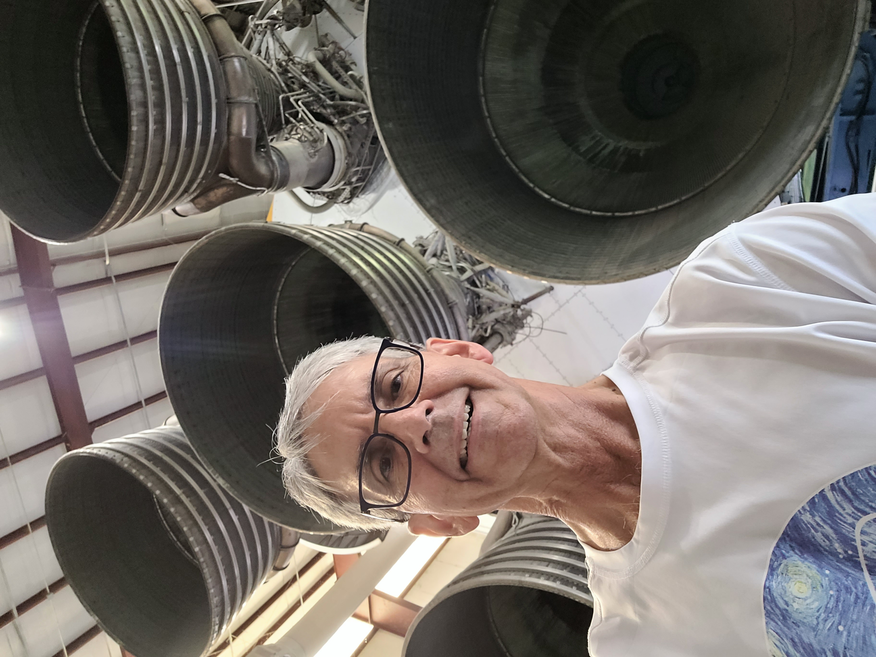 Greg Poteat Faculty Photo at NASA JSC Saturn V