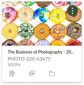 The Business of Photography Canvas Dashboard tile Photo-220-63675