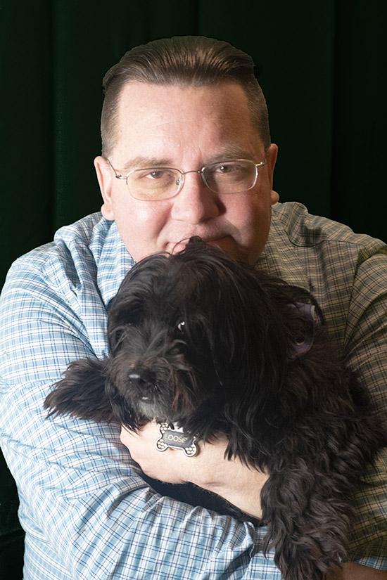 Christopher Boltz (and his dog)