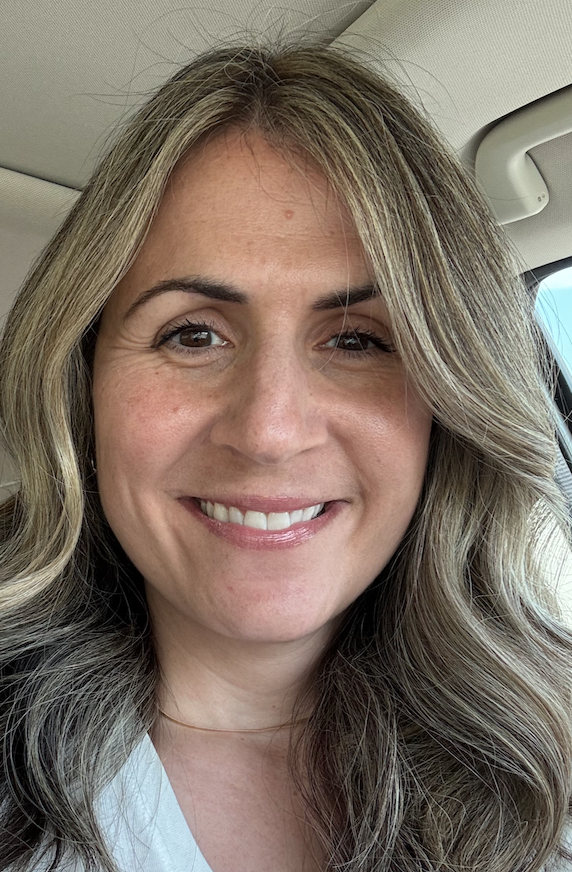 Woman smiling at camera