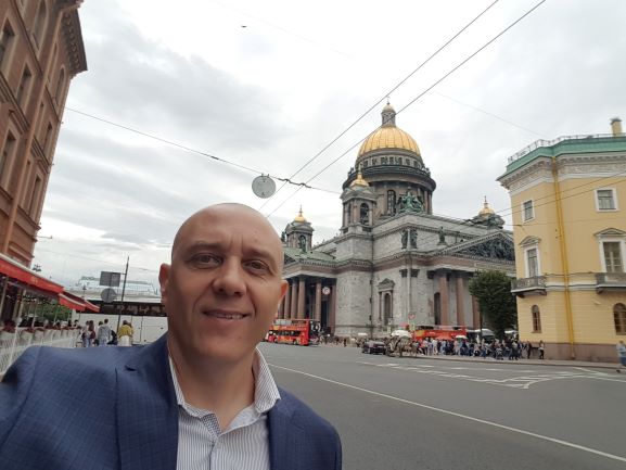 Professor Alexander Bojkov on vacation in Russia